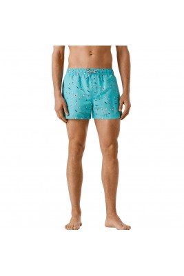 BAÑADOR TIPO SHORT TURQUESA...