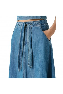 MAXI FALDA LARGA EN DENIM... 2