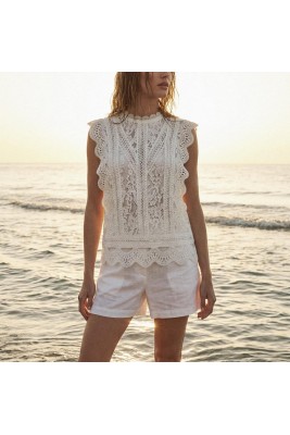 BLUSA SIN MANGAS "AIR" EN...