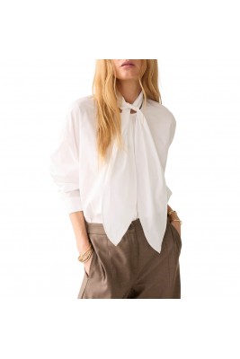 CAMISA OVERSIZE EN POPELÍN...