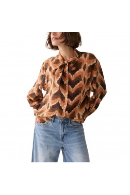 BLUSA DE MANGA LARGA CON...