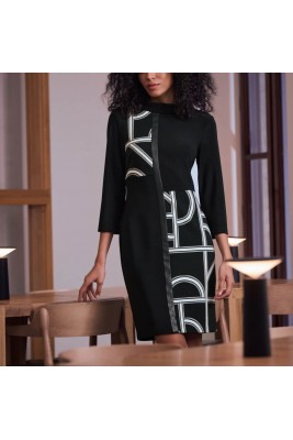 VESTIDO MIDI DE PUNTO...