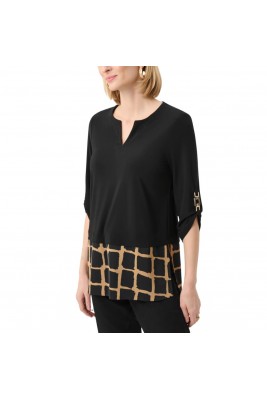 BLUSA TIPO TÚNICA RECTA...