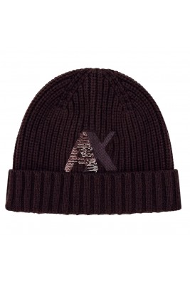 GORRO BEANIE EN LANA MARRÓN...