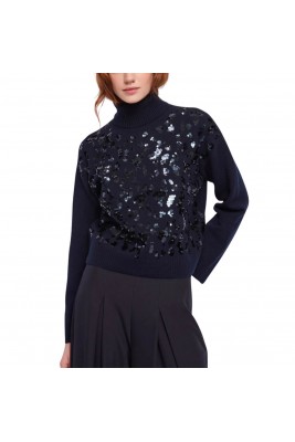 CHAQUETA DE CUELLO ALTO EN...