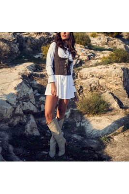 VESTIDO CORTO CAMISERO CON... 2