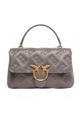 BOLSO DE MANO EN PIEL "LOVE...