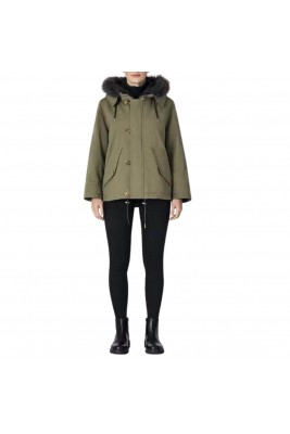 PARKA DE MUJER CORTA CON...