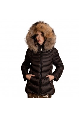 PARKA DE MUJER DE PLUMAS DE...