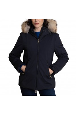 PARKA DE MUJER LISA CON...