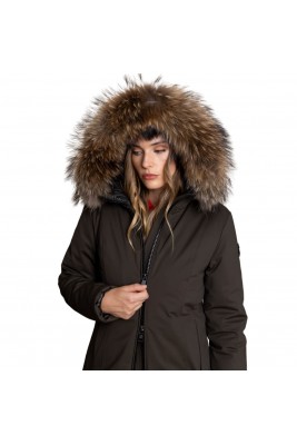 PARKA DE MUJER LARGA LISA... 2