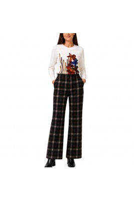 PANTALONES RECTOS DE PUNTO...